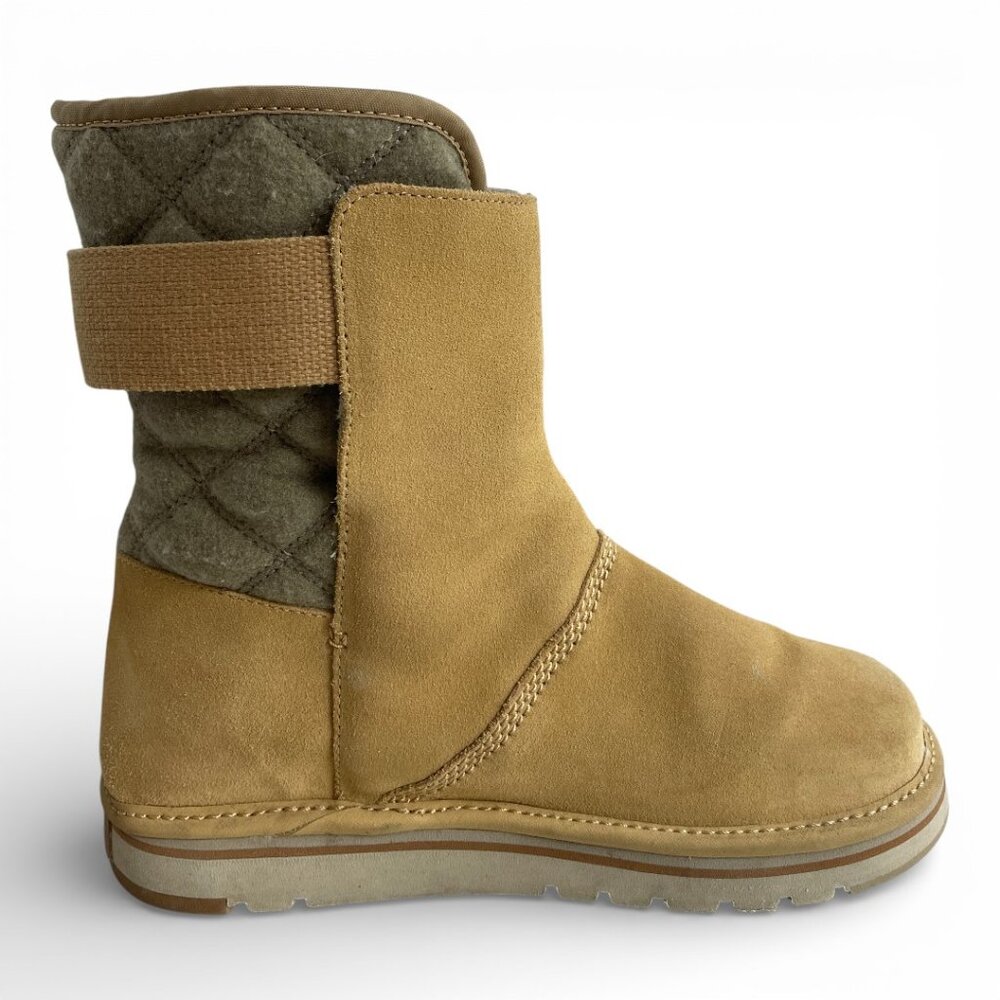 Sorel Campus Beige Tan Suede Leather Insulated Winter Boots NL2068-373 Women's 9 - Picture 6 of 14